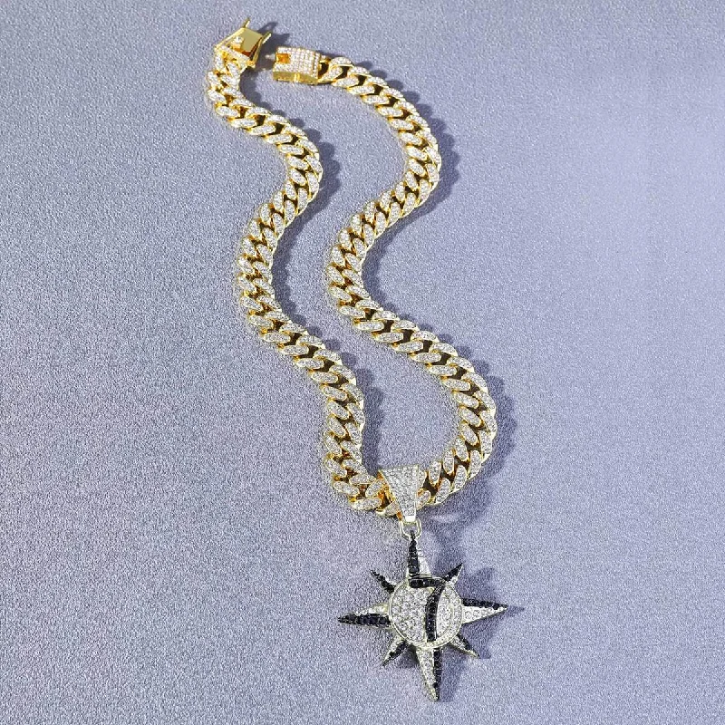 Gold (Sun)-with 5525 Models 50cm Cuban Link Chain