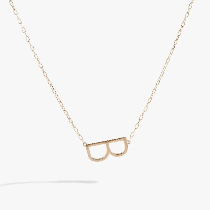 Women’s choker necklaces-Initial B Precious Elongated Necklace