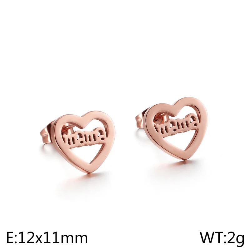 Rose Gold Earrings Ke86559-K