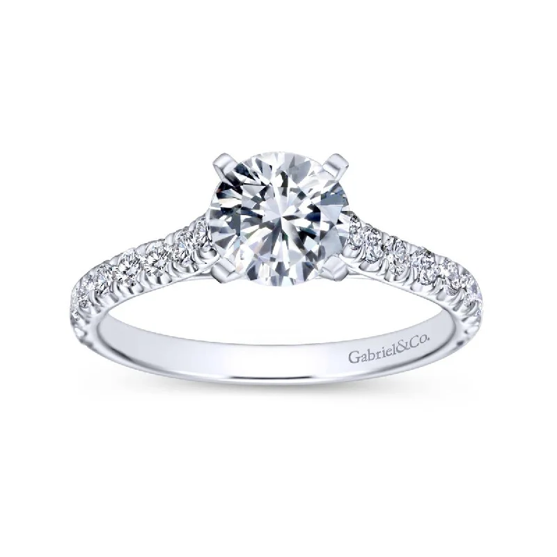 Women’s halo diamond engagement rings-Diamond Engagement Ring