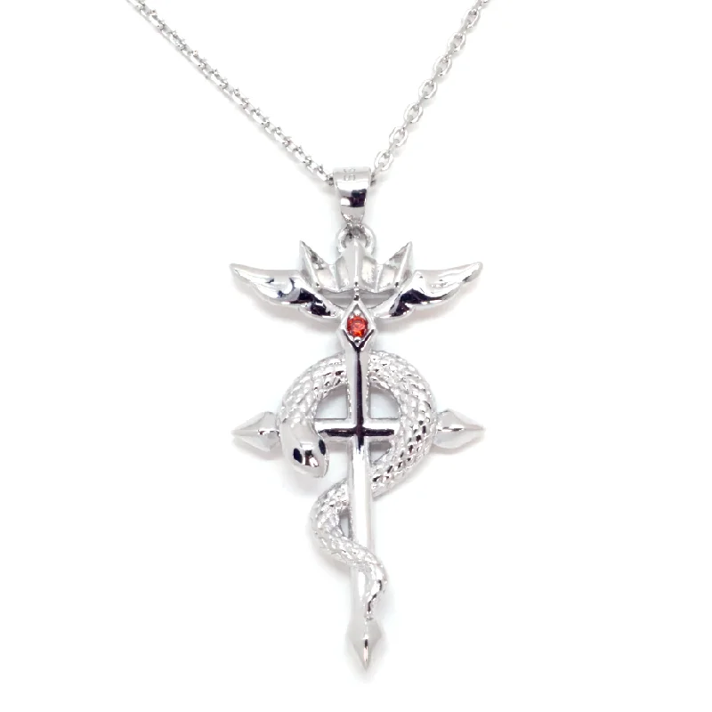 Women’s chunky necklaces-FMAB: Flamel Pendant