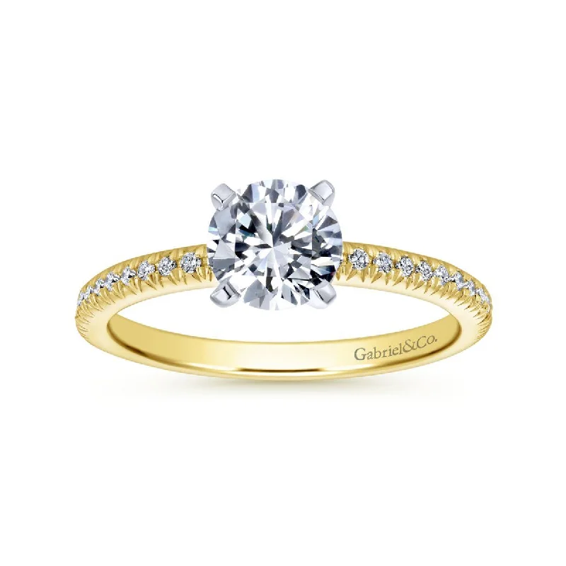 Women’s three-stone engagement rings-Diamond Engagement Ring